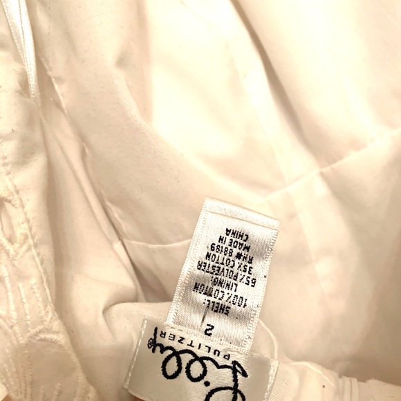 Lilly Pulitzer 2 White Lace Halter Dress Bridal - Picture 6 of 7